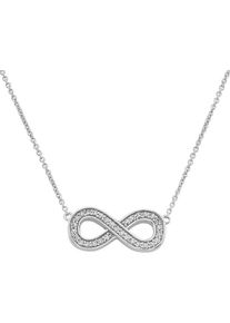 C-Collection, Damen Kette, Silber / Weiß