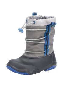 Crocs, Winterstiefel 'Swiftwater', Blau / Grau / Basaltgrau / Hellgrau