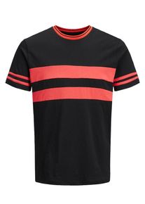 Jack & Jones JACK & JONES, Herren T-Shirt, Rot / Schwarz