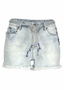 Khujo, Damen Jeansshorts 'Kallana', Hellblau
