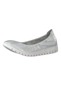 Tamaris, Damen Ballerinas, Silber