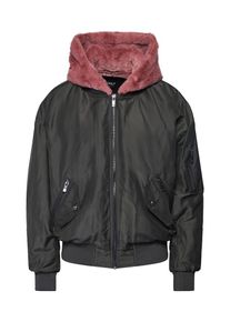 Only, Damen Jacke 'Toronto', Basaltgrau / Altrosa