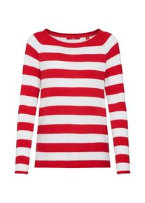 s.Oliver RED LABEL, Damen Pullover, Rot / Wei&szlig;