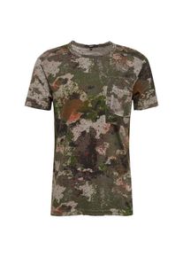 tigha, Herren T-Shirt 'Cadmon 2', Grau / Grün / Schwarz