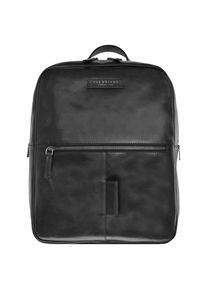 The Bridge, Damen Passpartout Rucksack Leder 38 cm, Schwarz