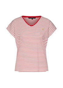 Véro Moda VERO MODA, Damen Shirt 'VMCLIA', Hellrot / Weiß