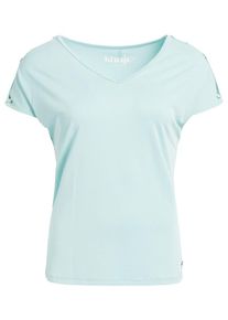 Khujo, Damen T-Shirt 'ESSAU', Azur