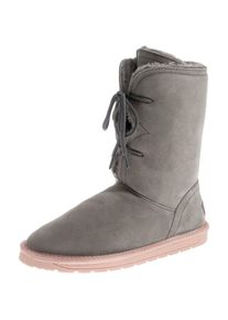 Esprit, Damen Winterstiefeletten 'LUNA', Grau / Altrosa