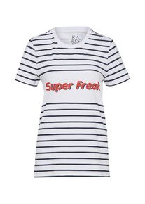 ZOE KARSSEN, Damen T-Shirt, Navy / Rot / Weiß