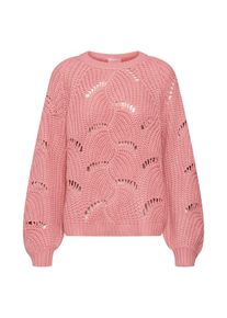 Vila, Damen Pullover 'VINANA L/S KNIT TOP/AS', Rosa