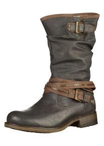 Mustang, Damen Stiefel, Graphit