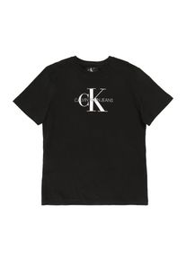Calvin Klein Jeans, Shirt 'MONOGRAM LOGO REGULAR TEE', Schwarz