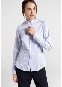 Eterna, Damen Bluse, Hellblau / Weiß