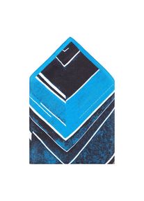 J. Lindeberg J.Lindeberg, Herren '28 Square Broken Chevron' Einstecktuch, Neonblau / Dunkelblau