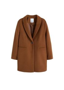 Violeta by Mango, Damen Mantel 'Basic', Karamell