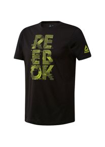 Reebok, Herren Shirt 'GS Futurism', Gelb / Schwarz