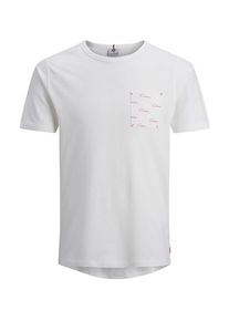 Jack & Jones JACK & JONES, Herren T-Shirt, Rot / Weiß