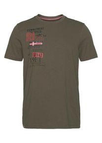 Rhode Island, Herren T-Shirt, Oliv