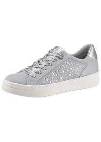 Marco Tozzi, Damen Sneakers, Silbergrau / Silber
