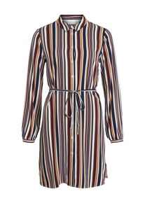 Vila, Damen Blusenkleid, Sand / Navy / Bordeaux / Wei&szlig;