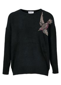 Heine, Damen Pullover, Schwarz