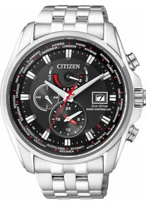 Citizen, Herren Funk-Multifunktionsuhr 'AT9030-55E', Schwarz / Silber