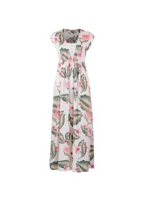 Roxy, Damen Kleid, Beige / Smaragd / Rosa / Offwhite