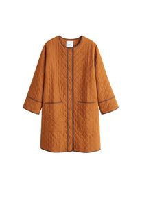 Mango, Damen Jacke 'Guate-I', Cognac / Hellbraun