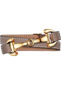 dimacci, Damen Armband 'Alba 10287', Gold / Taupe