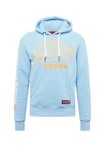 Superdry, Herren Sweatshirt 'TICKET TYPE PASTEL HOOD', Blau / Gelb