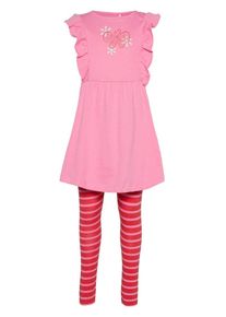 name it, Mädchen Leggings und Kleid, Pink / Rot