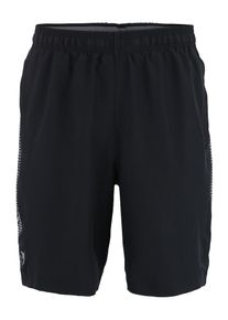 Under Armour, Herren Shorts 'Woven Graphic', Hellgrau / Schwarz