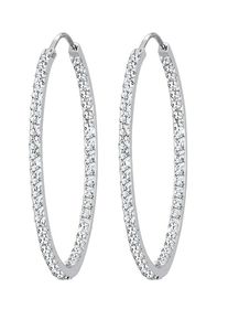 Elli Premium, Damen Ohrringe 'Kristall', Silber
