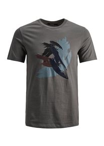 Jack & Jones JACK & JONES, Herren T-Shirt, Hellblau / Braun / Dunkelgrau / Schwarz