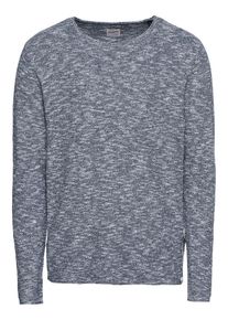 Jack & Jones JACK & JONES, Herren Pullover 'JORKEN KNIT CREW NECK', Blau / Dunkelblau