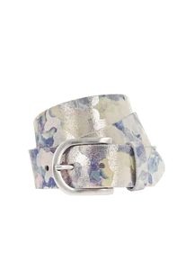 Vanzetti, Damen G&uuml;rtel 'Metallic 3,5cm', Lila / Mischfarben