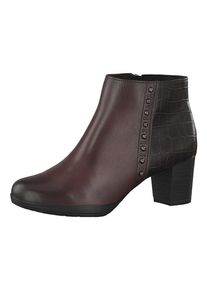 Marco Tozzi, Damen Stiefeletten 'Feel + Antishokk', Dunkelbraun / Bordeaux