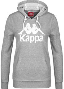 Kappa, Damen Pullover 'Zimy', Graumeliert / Weiß