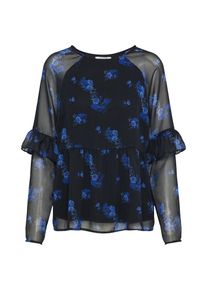Pieces, Damen Bluse 'SIMONA', Blau