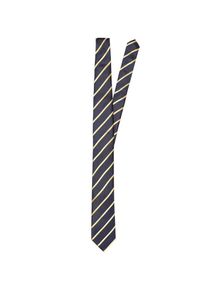 Selected Homme, Herren Krawatte, Navy / Gelb