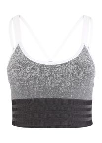adidas Performance, Damen Sport-BH, Graumeliert / Schwarzmeliert / Weiß