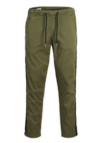 Jack & Jones JACK & JONES, Herren 'VEGA CROP PENCE AKM 435 OLIVE NIGHT' Hose, Oliv