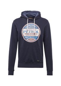PETROL INDUSTRIES, Herren Sweatshirt, Blau / Nachtblau / Feuerrot / Offwhite