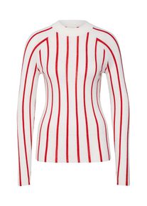 Calvin Klein, Damen Pullover, Rot / Weiß
