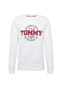 Tommy Jeans, Herren Sweatshirt 'TJM CIRCULAR CREW', Dunkelblau / Rot / Weiß