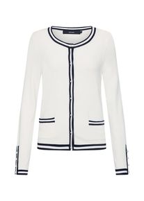 V&eacute;ro Moda VERO MODA, Damen Cardigan 'Vmlynn Glory LS O-Neck', Nachtblau / Wei&szlig;