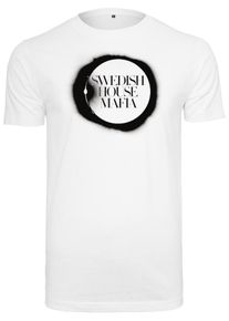 Mister Tee, Herren T-Shirt 'Swedish House Mafia', Schwarz / Wei&szlig;