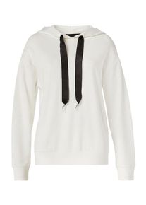 Hallhuber, Damen Sweatshirt, Schwarz / Weiß