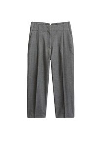 Mango, Damen Hose 'Duomo', Graumeliert