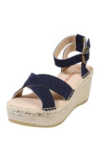 macarena, Damen Plateausandalen 'Naya 3', Marine